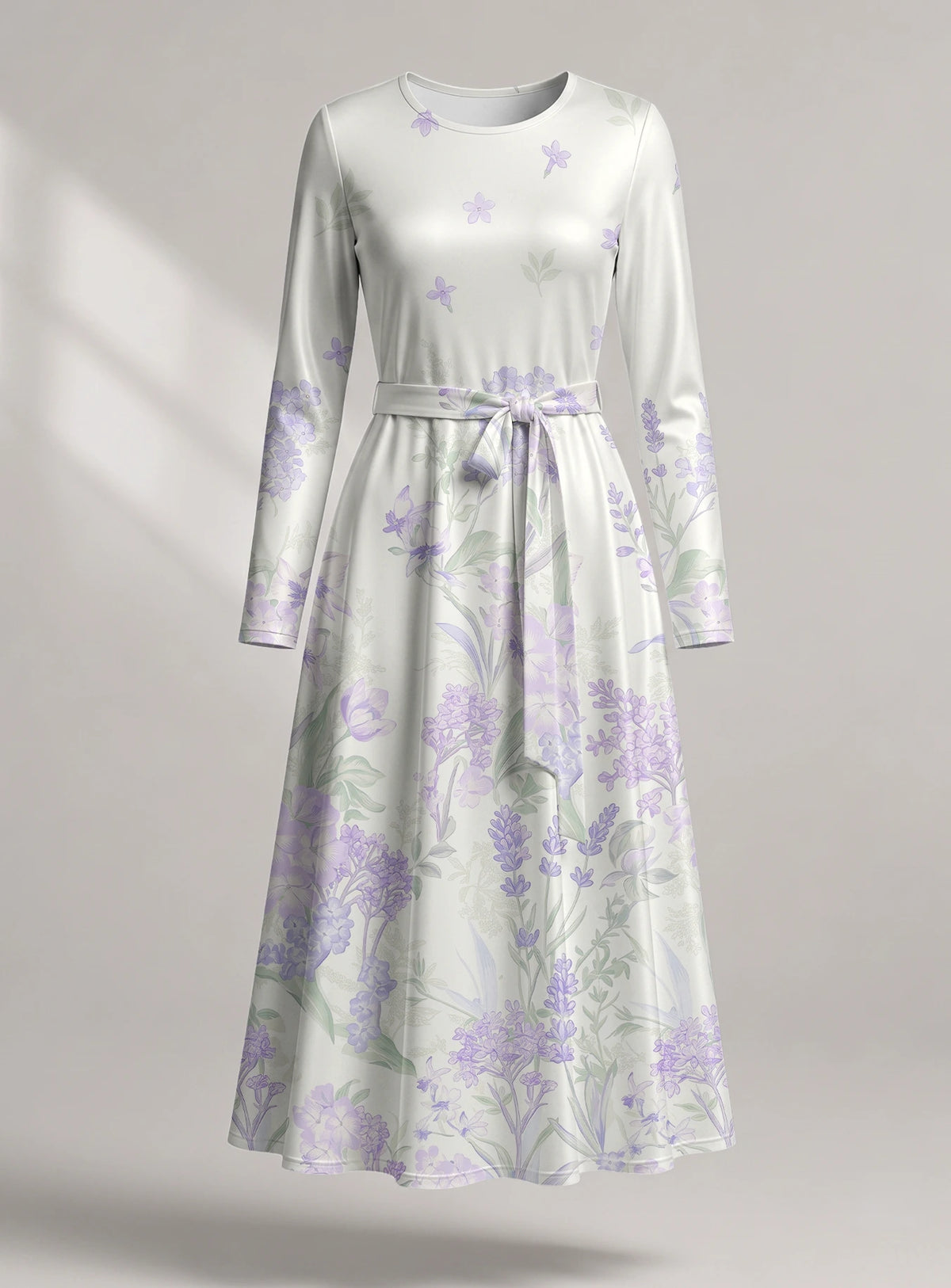 "Urujuani" Long Sleeve Midaxi Dress Promo