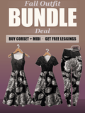 "Usiku" 2 Dresses + Free Leggings