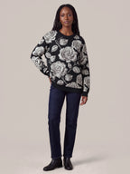 "Usiku" Sweatshirt — front view on model