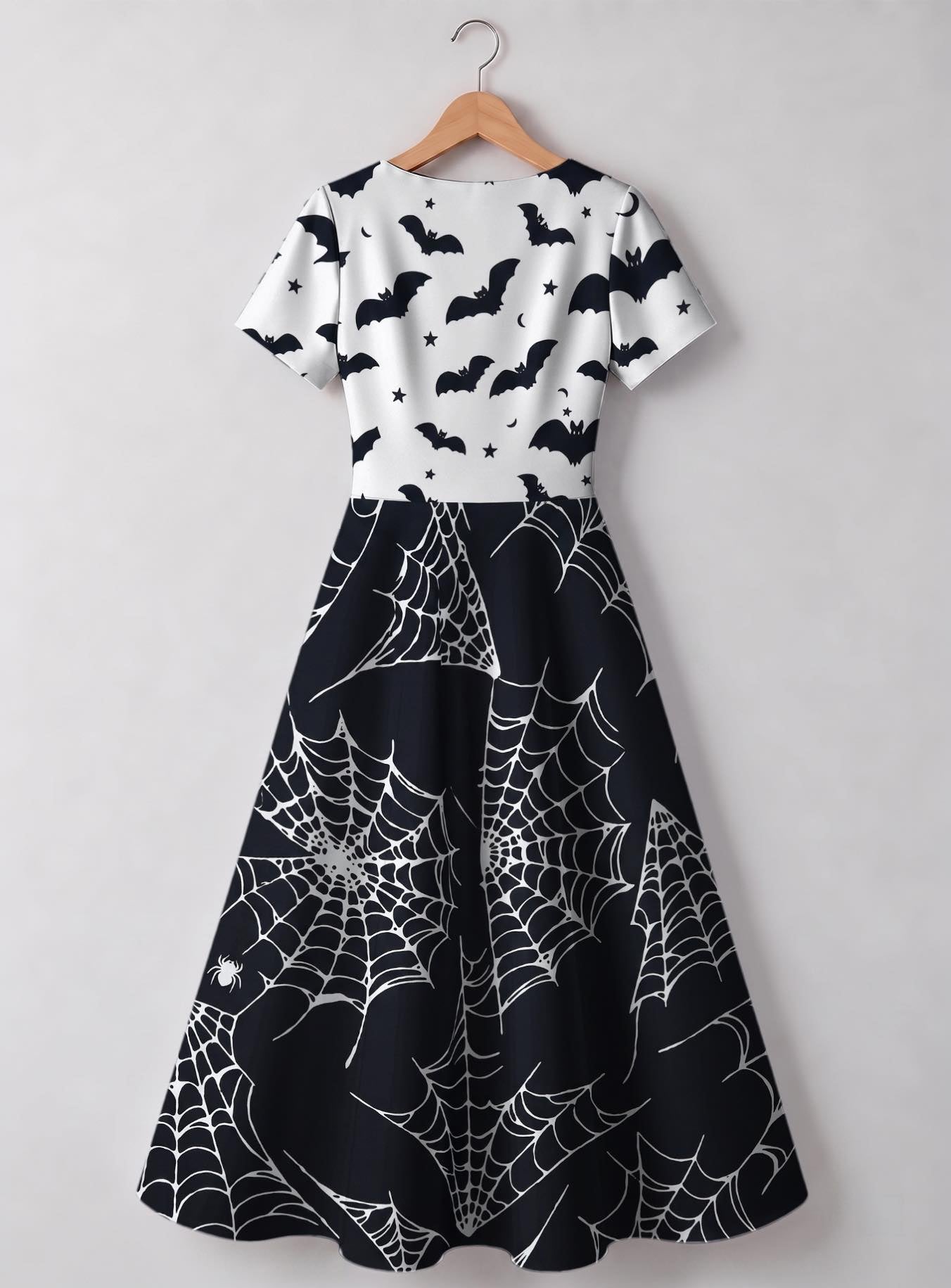 "Utando" Halloween Sweetheart Midi Dress