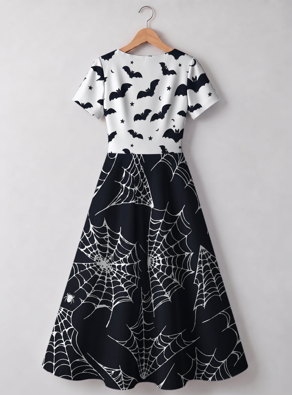 "Utando" Halloween V Neck Midi Dress