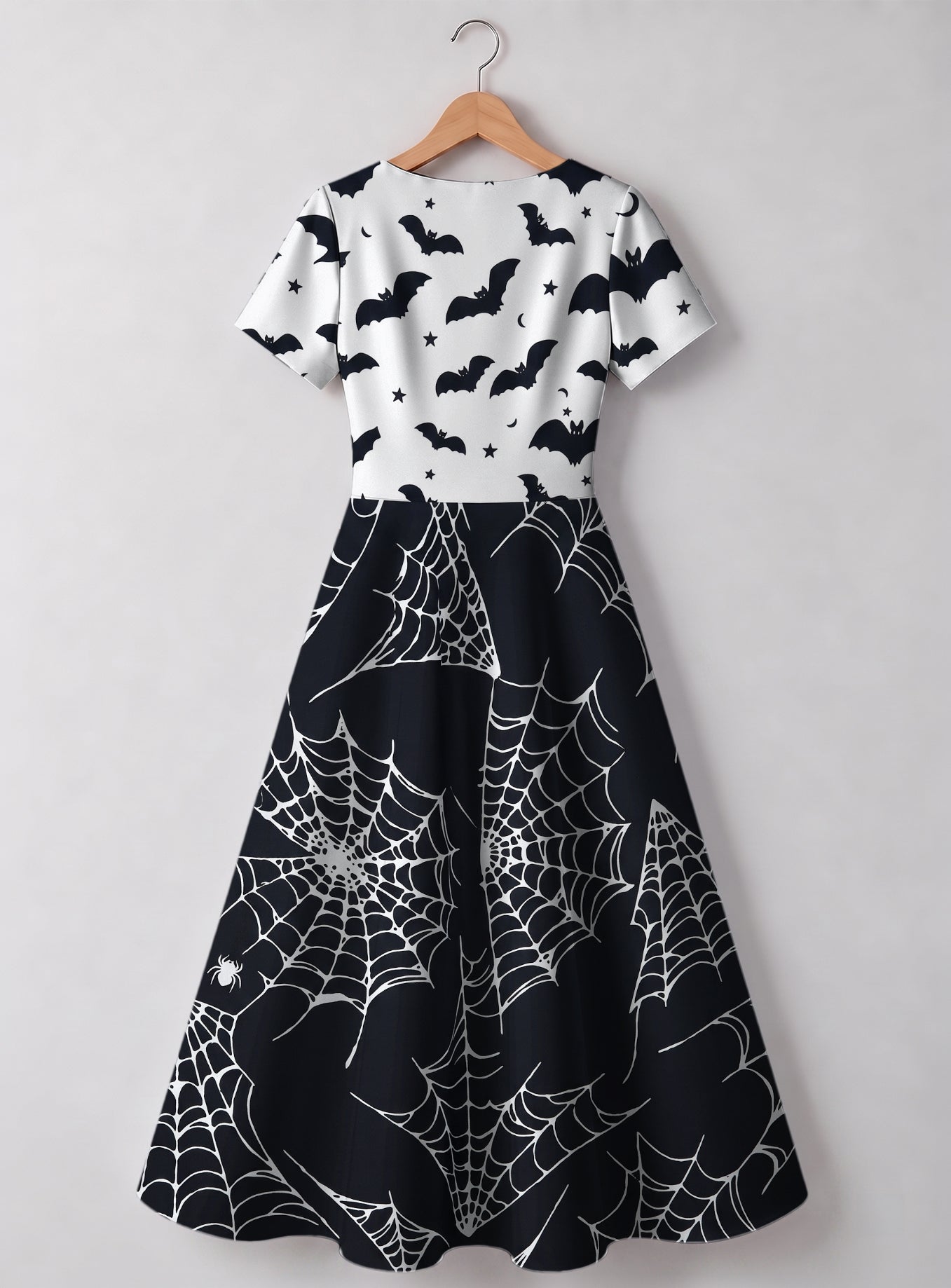 "Utando" Halloween V Neck Midi Dress