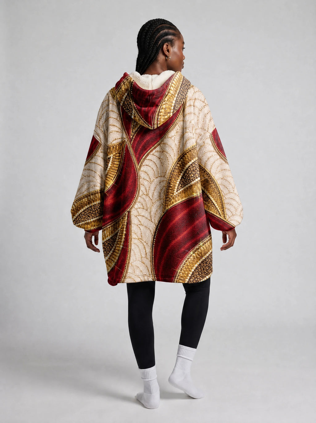"Utukufu" Blanket Hoodie — side