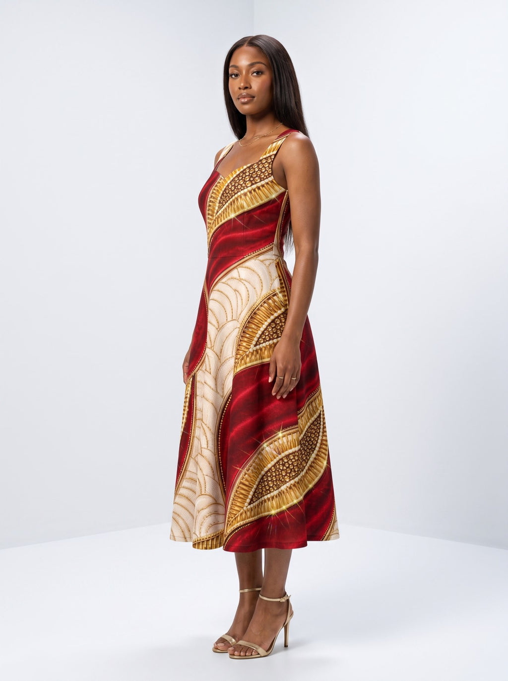 "Utukufu" Cotton Corset Dress