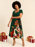 "Utulivu" Sweetheart Midi Dress