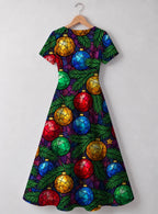 "Vioo" Sweetheart Midi Dress — back flat