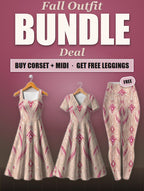"Vito" 2 Dresses + Free Leggings