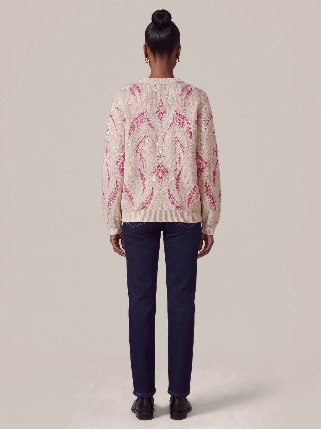 "Vito" Sweatshirt — back view on model