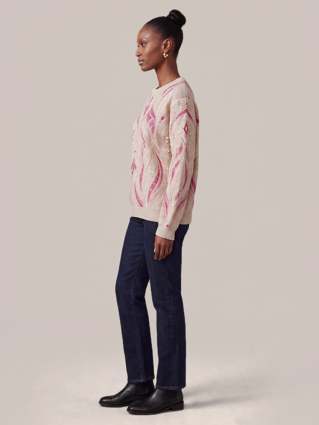 "Vito" Sweatshirt — side view on model