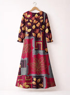 "Vuli" Long Sleeve Maxi Dress