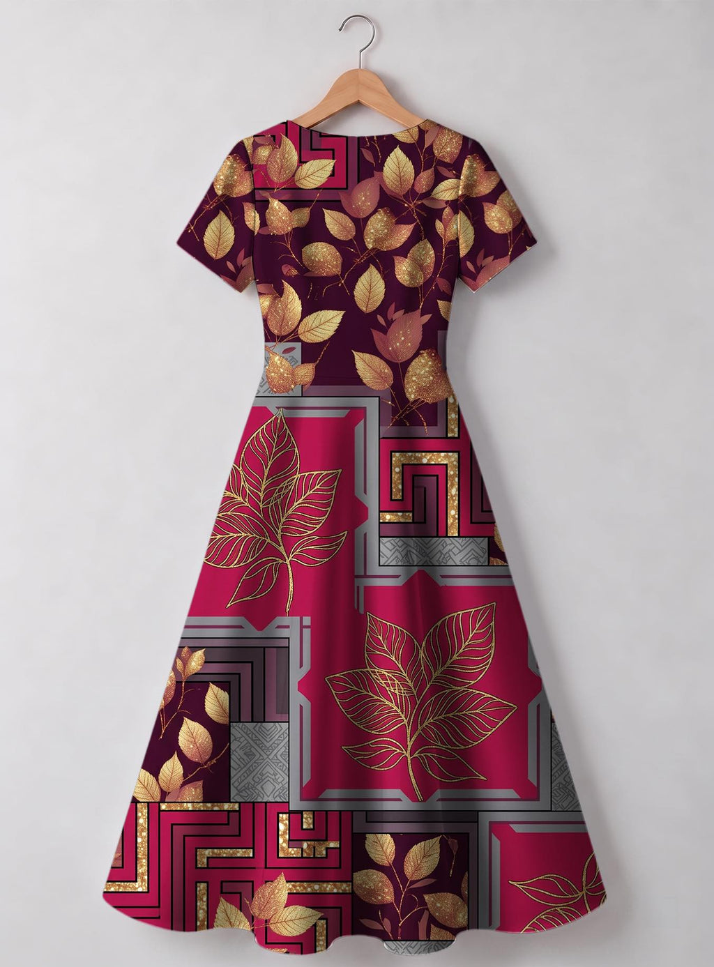 "Vuli" V Neck Midi Dress