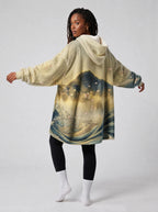 "Wimbi" Blanket Hoodie — front