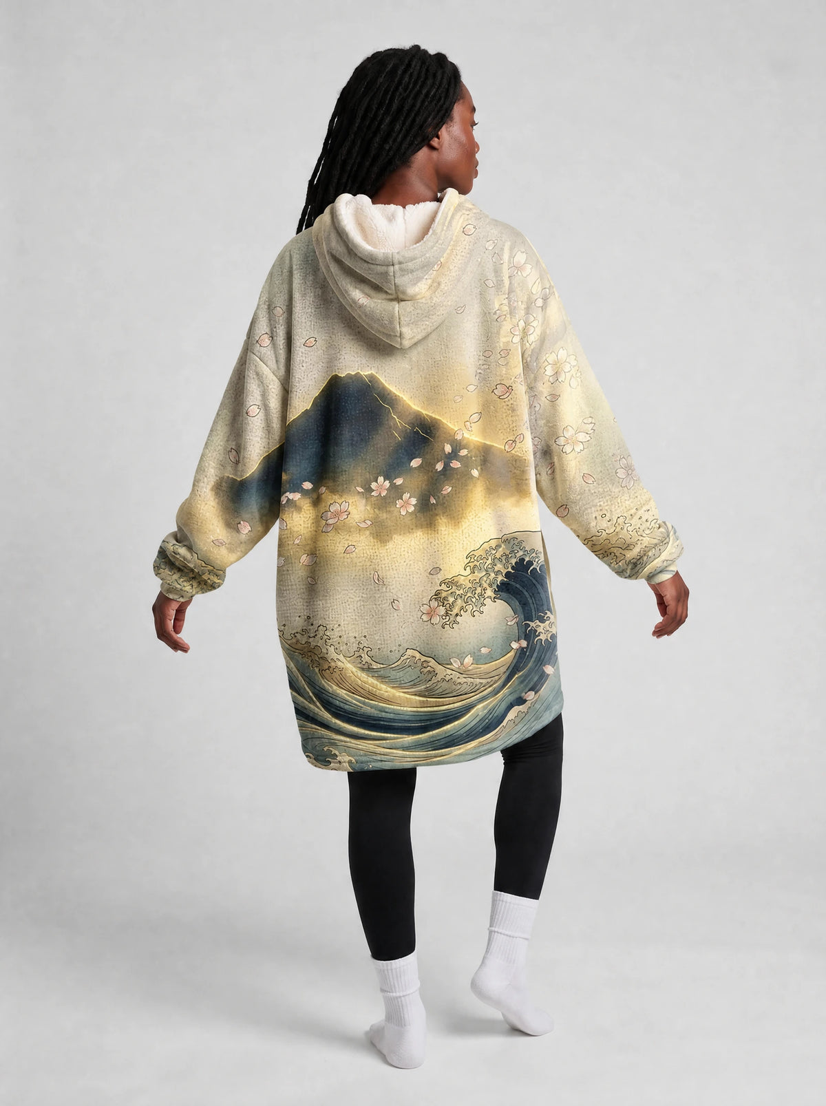 "Wimbi" Blanket Hoodie — side
