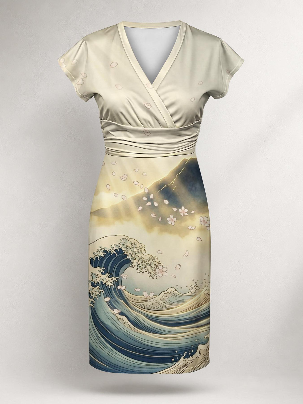 "Wimbi" Cap Sleeve Midi Dress Promo