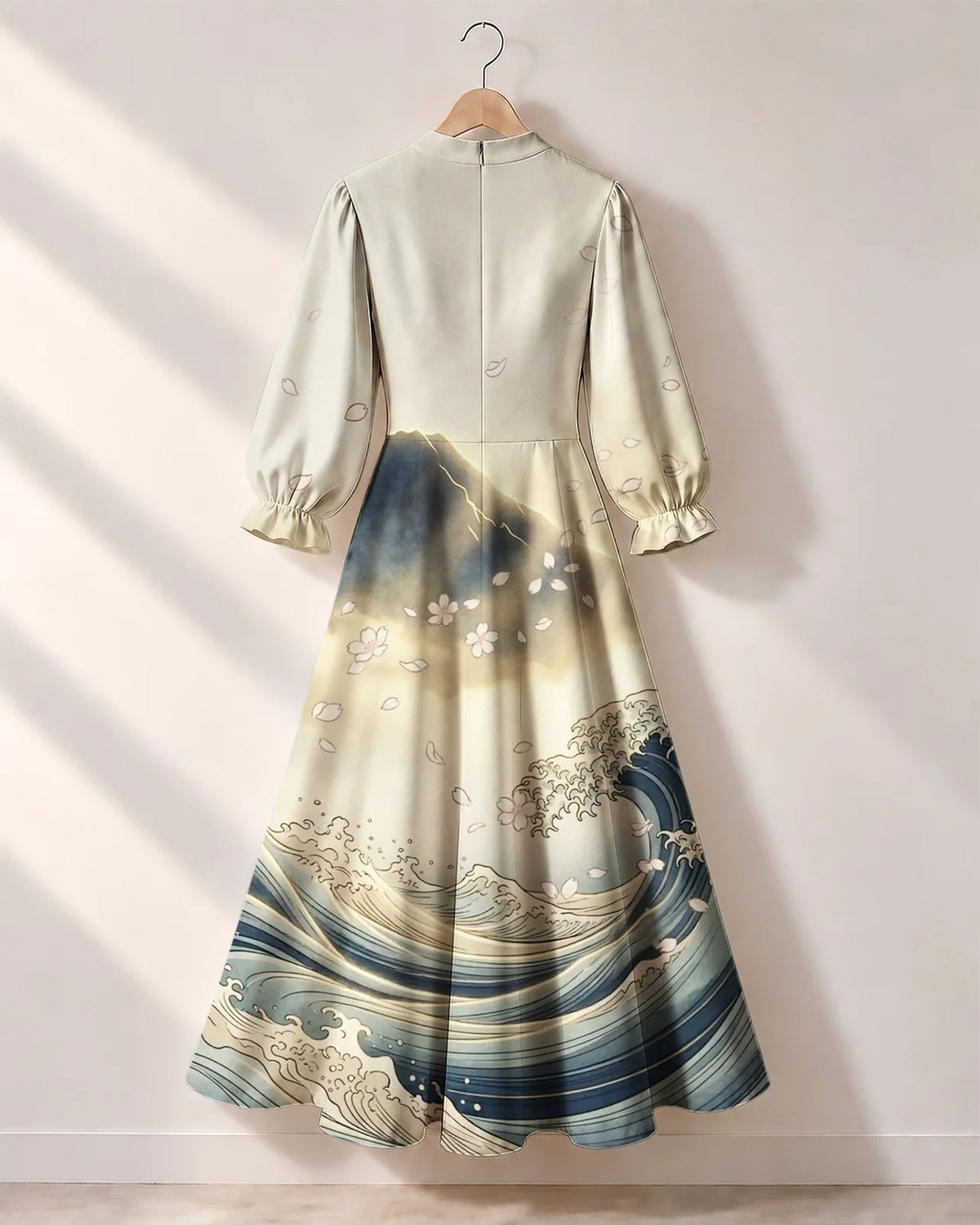 "Wimbi" Long Puff Sleeve Dress