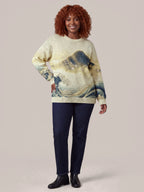 "Wimbi" Sweatshirt — front view on model