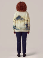 "Wimbi" Sweatshirt — back view on model