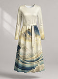 "Wimbi" Viscose Midi Dress
