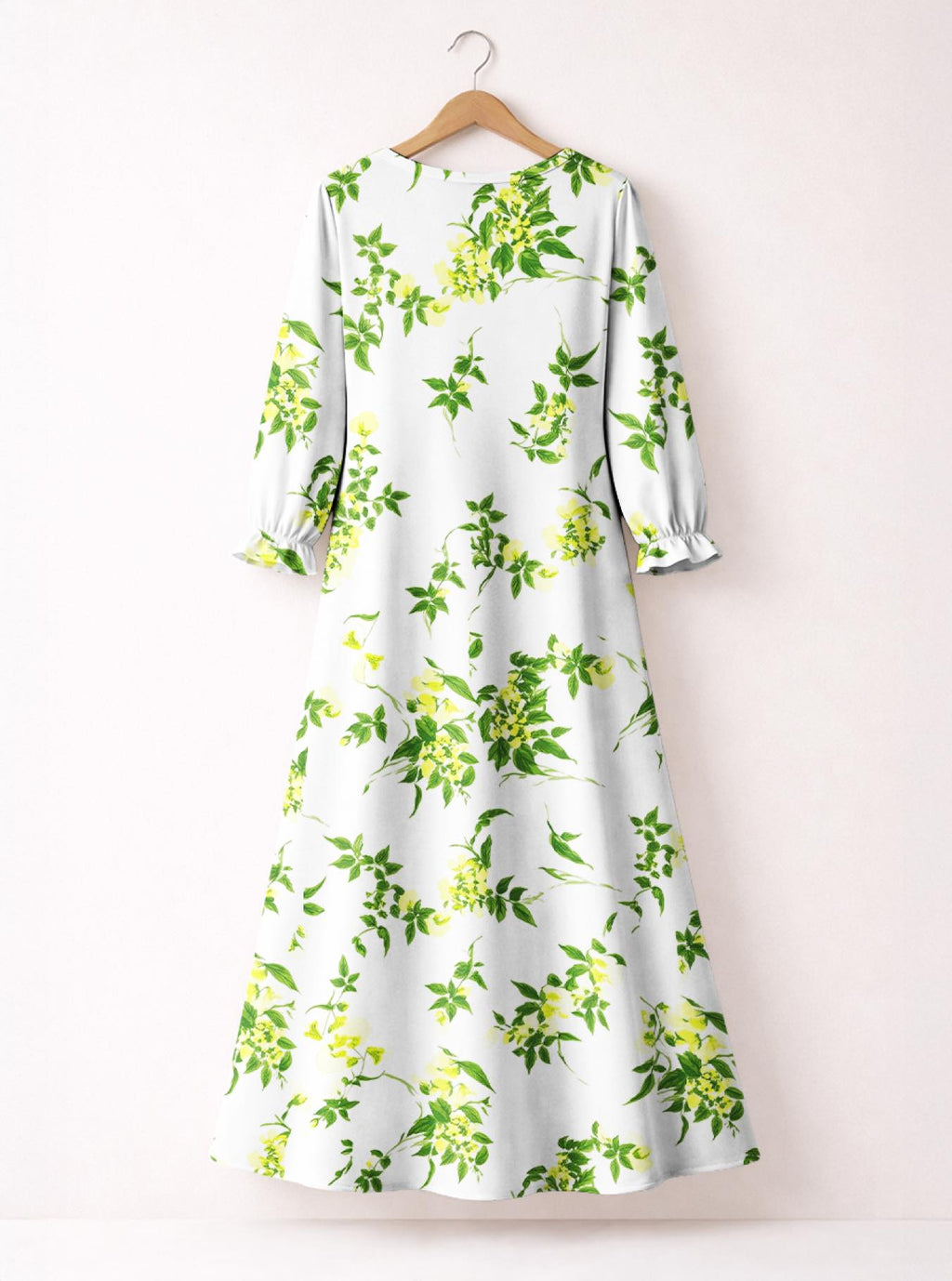"Yasmini" Long Sleeve Maxi Dress