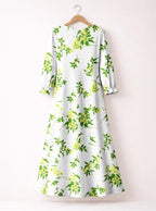 "Yasmini" Long Sleeve Maxi Dress