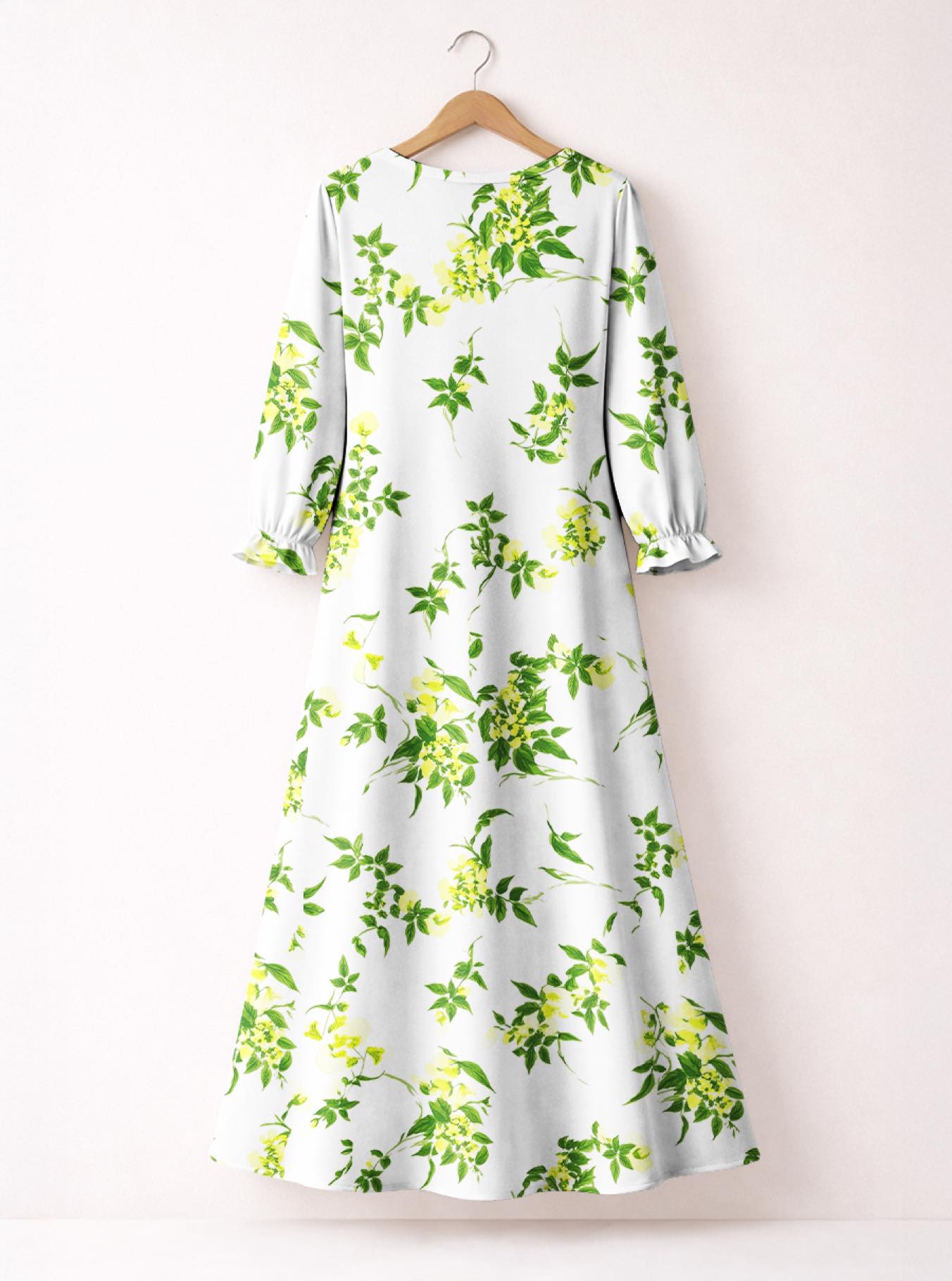 "Yasmini" Long Sleeve Maxi Dress