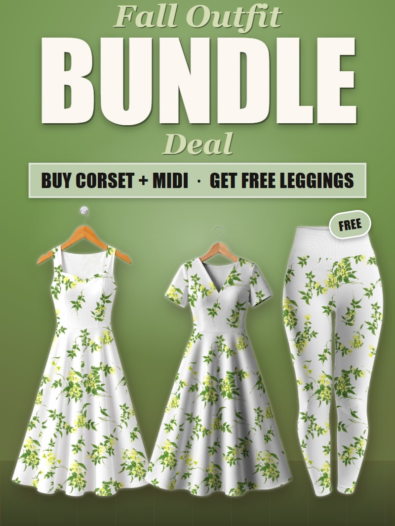 "Yasmini" 2 Dresses + Free Leggings