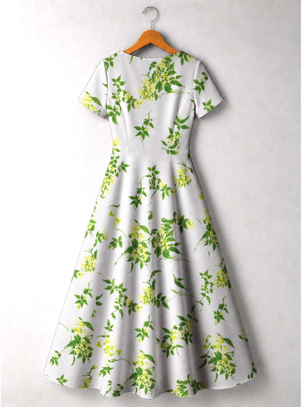 "Yasmini" Short Sleeve Maxi Dress
