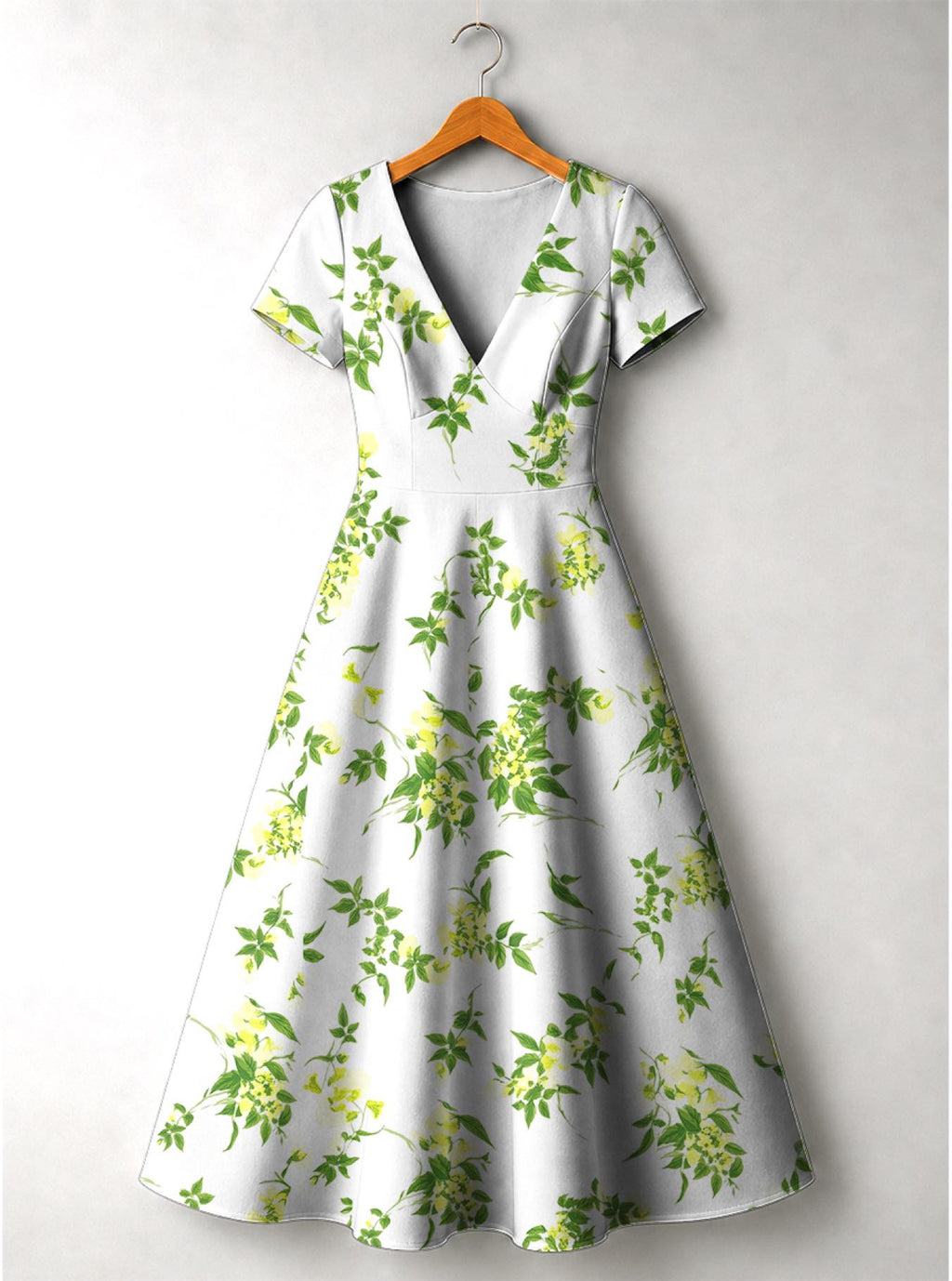 "Yasmini" Short Sleeve Maxi Dress