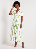 "Yasmini" Short Sleeve Maxi Dress
