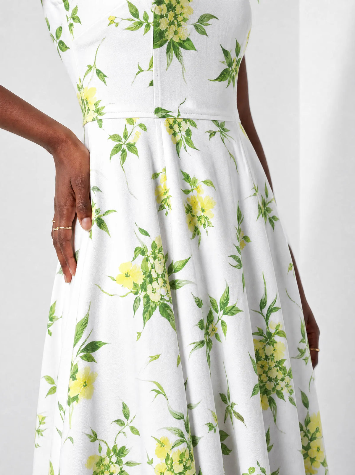 "Yasmini" Short Sleeve Maxi Dress — back