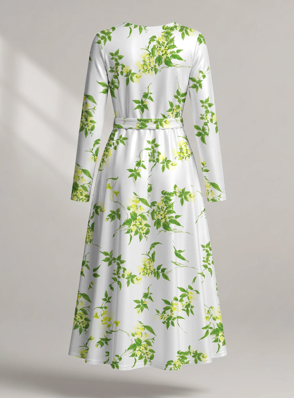 "Yasmini" Long Sleeve Midaxi Dress