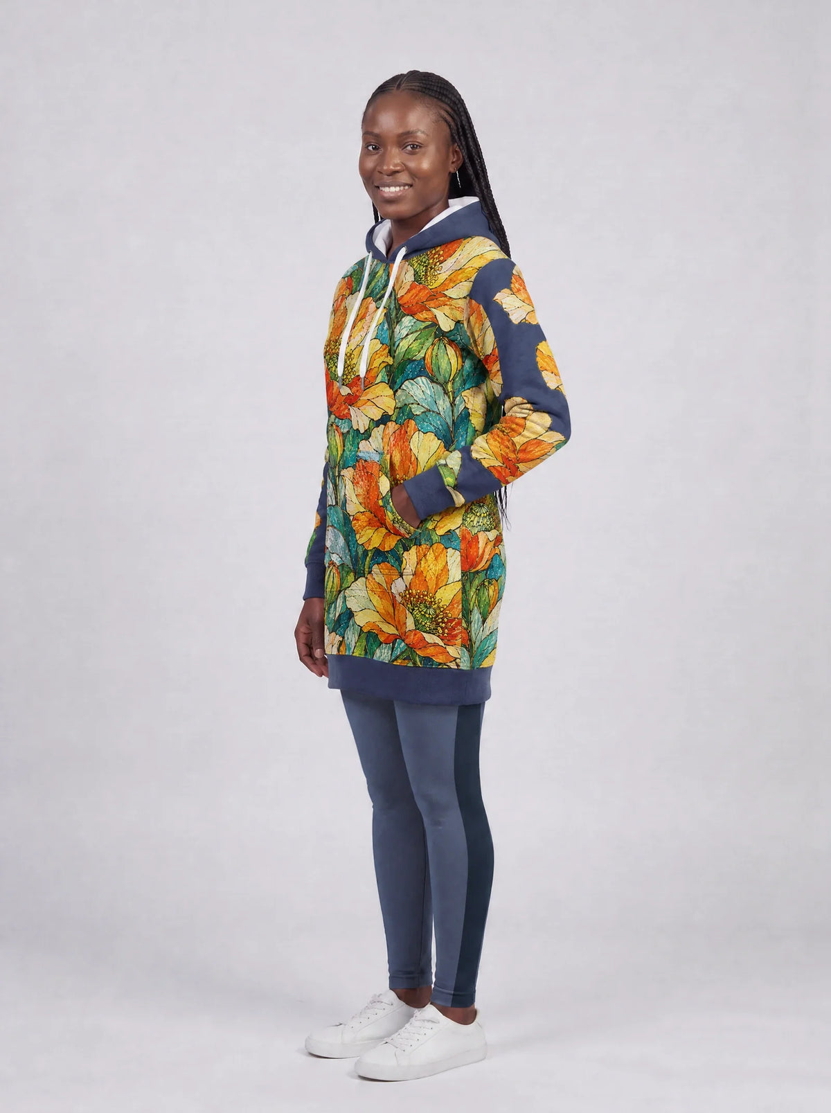 "Zafarani" Hoodie Dress & Leggings Deal