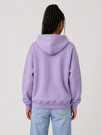 "Zambarau" Hoodie — back view on model