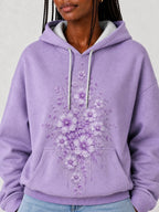 "Zambarau" Hoodie — close-up on model