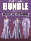 "Zambarau" 2 Dresses + Free Leggings