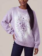 "Zambarau" Sweatshirt — styled view on model