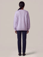 "Zambarau" Sweatshirt — back view on model