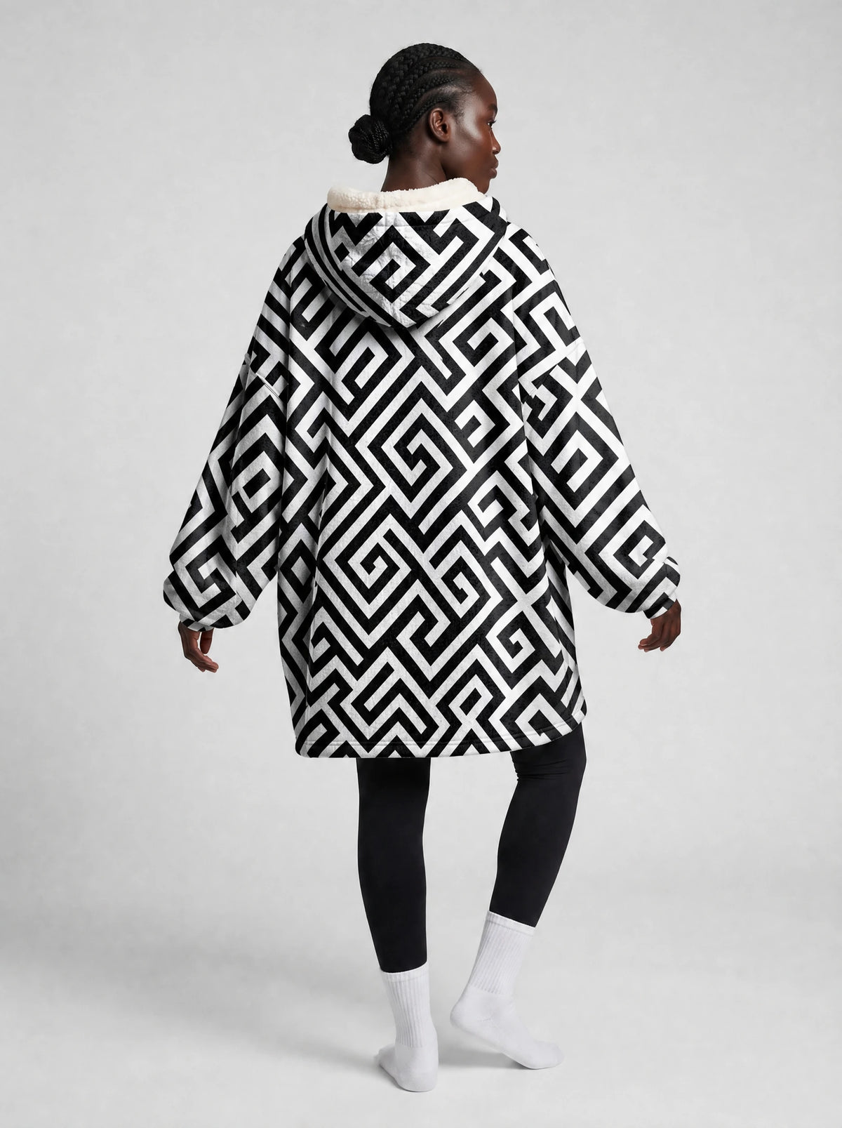 "Zamu" Blanket Hoodie — side