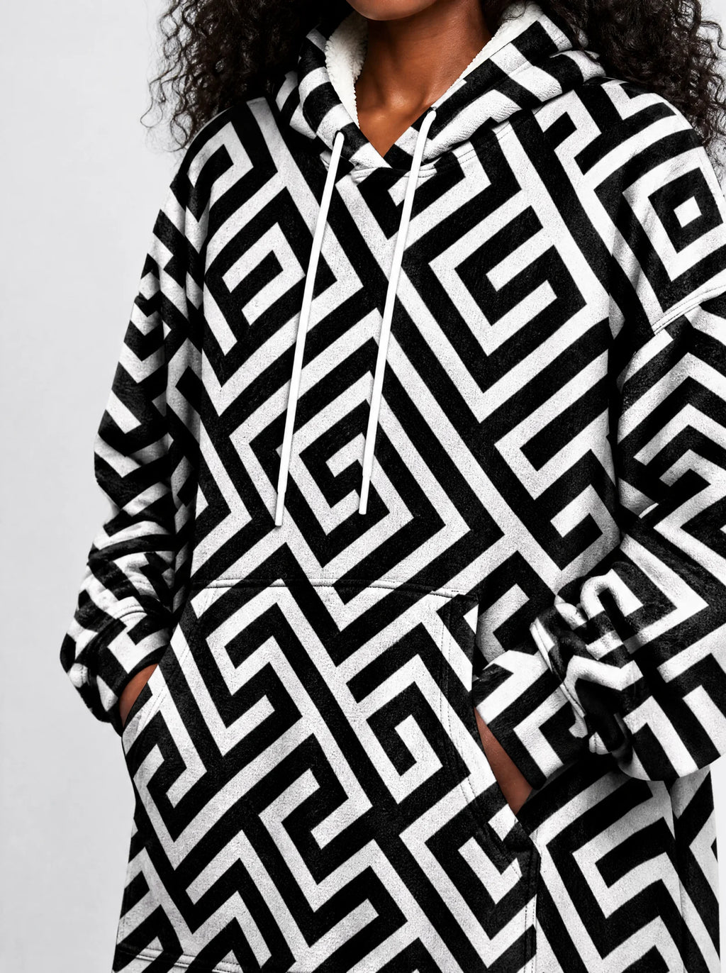 "Zamu" Blanket Hoodie — full body