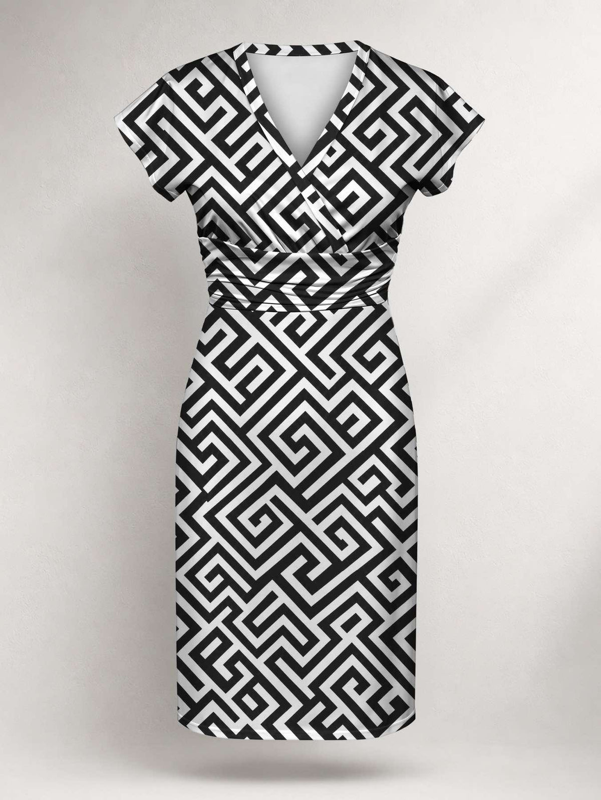 "Zamu" Cap Sleeve Midi Dress Promo
