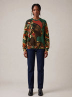 "Zuhura" Sweatshirt — front view on model