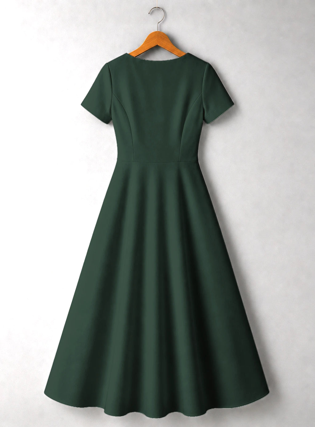 "Zuhura" V Neck Midi Dress Promo