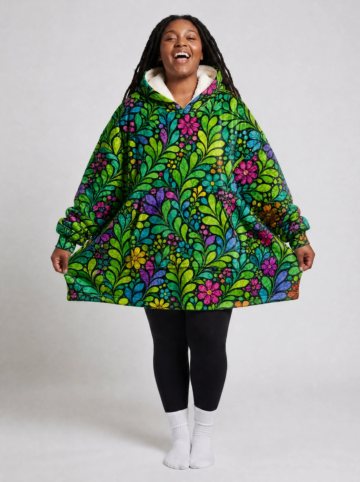 "Zumaridi" Blanket Hoodie — front