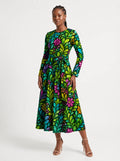 "Zumaridi" Long Sleeve Midaxi Dress