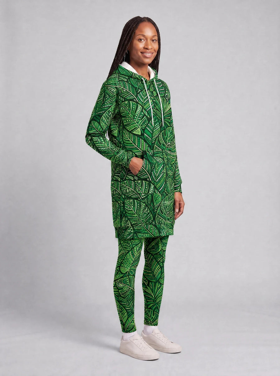 Asili Emerald hoodie dress and leggings, photo 2
