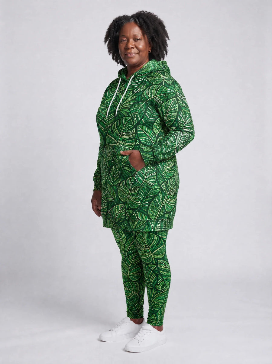 Asili Emerald hoodie dress and leggings, photo 3